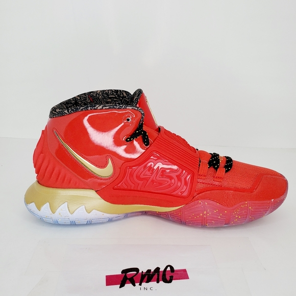 Nike Kyrie 6 All Star Trophies Red Gold CD5026-900 - Picture 5 of 7
